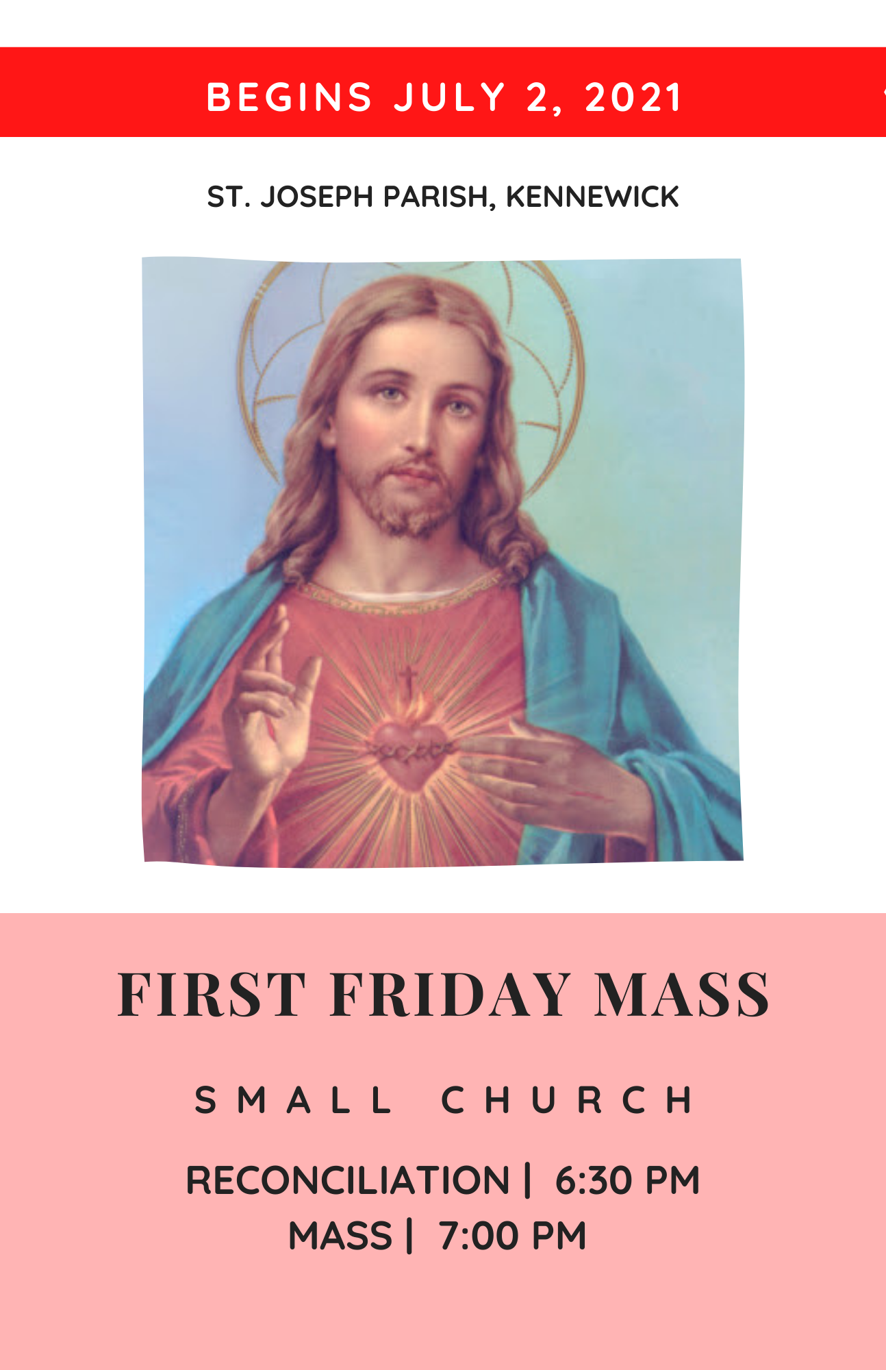 FIRST FRIDAY MASS 2021